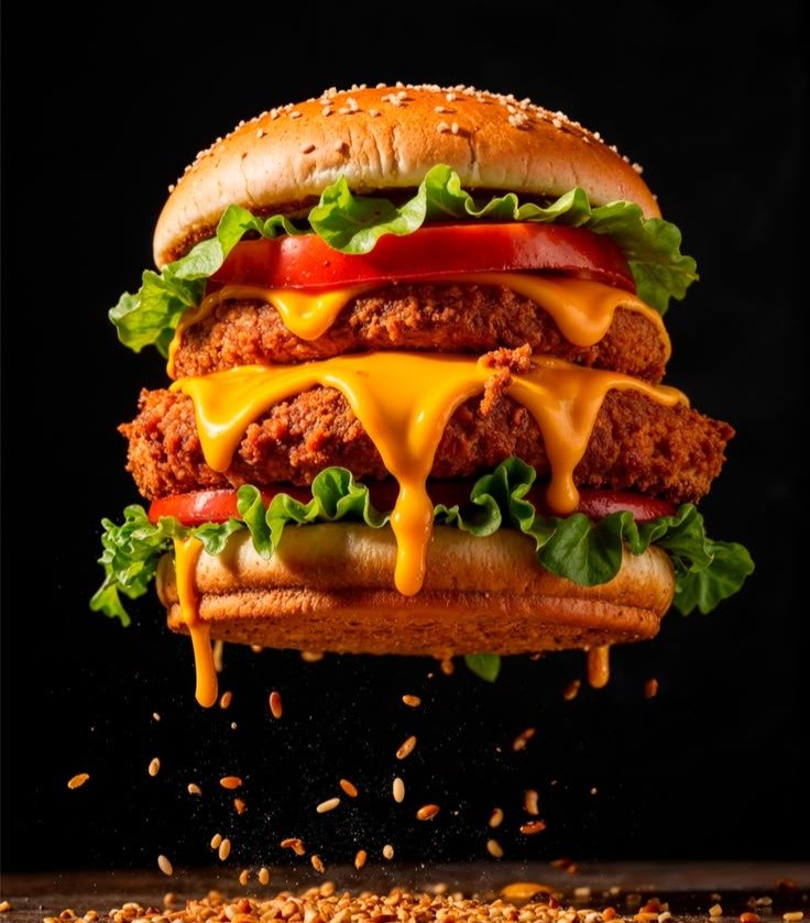 Cheesy Fall Burger