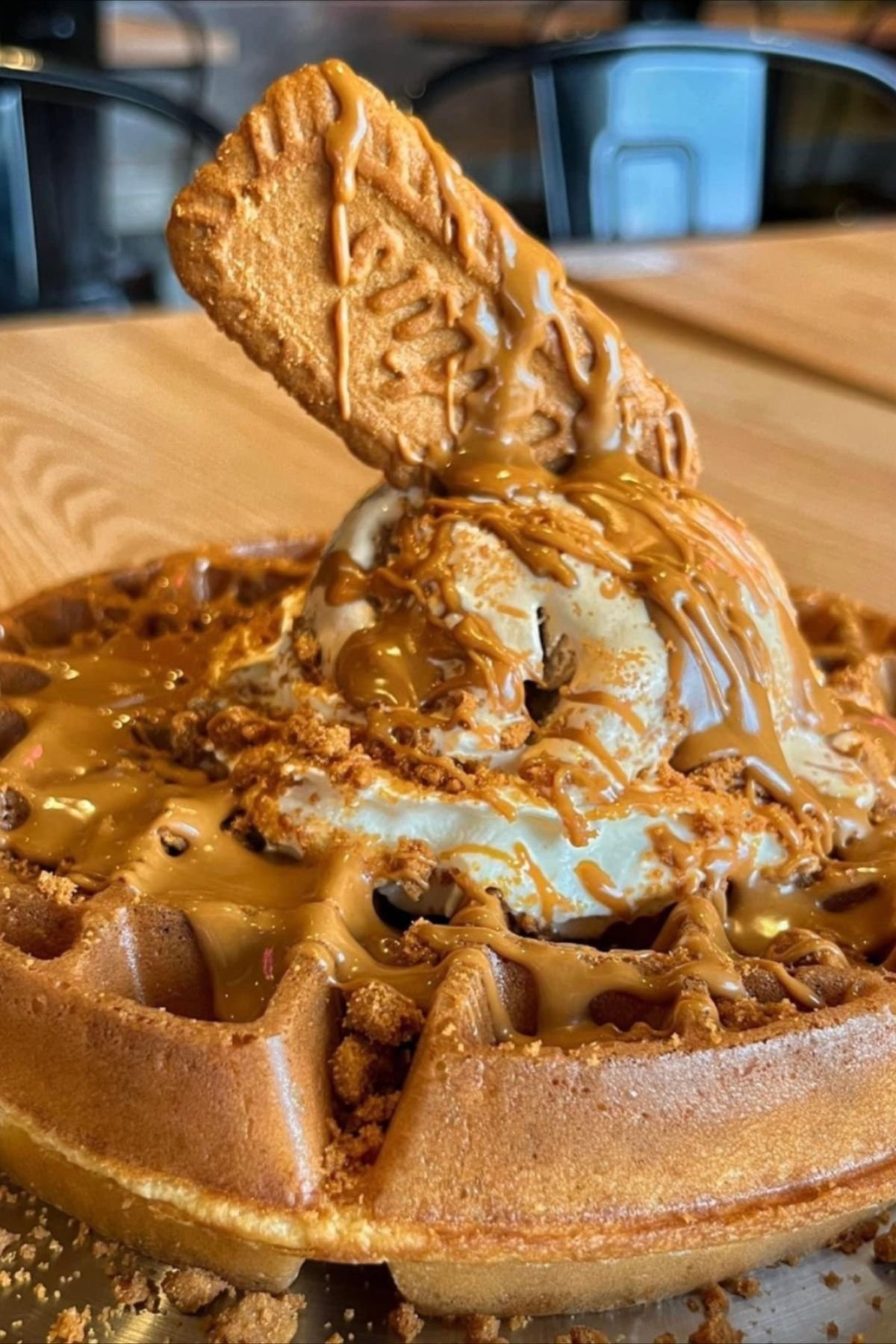 Lotus Biscoff Waffle