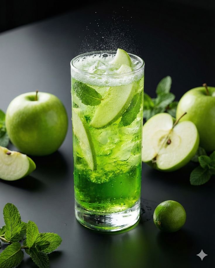 Green Apple Cinnamon Mojito