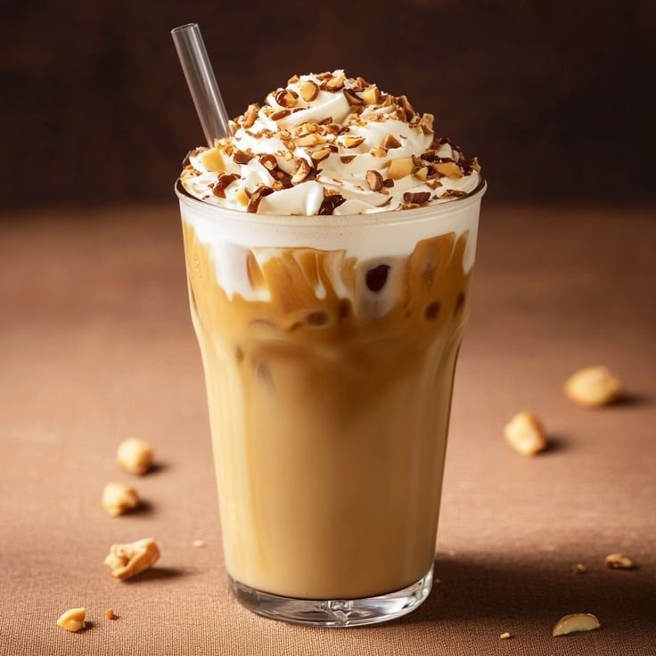 Hazelnut Iced Latte